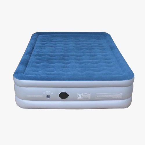 מזרן זוגי עבה מתנפח GLAMP דגם GTAB46 - בצבע כחול\אפור