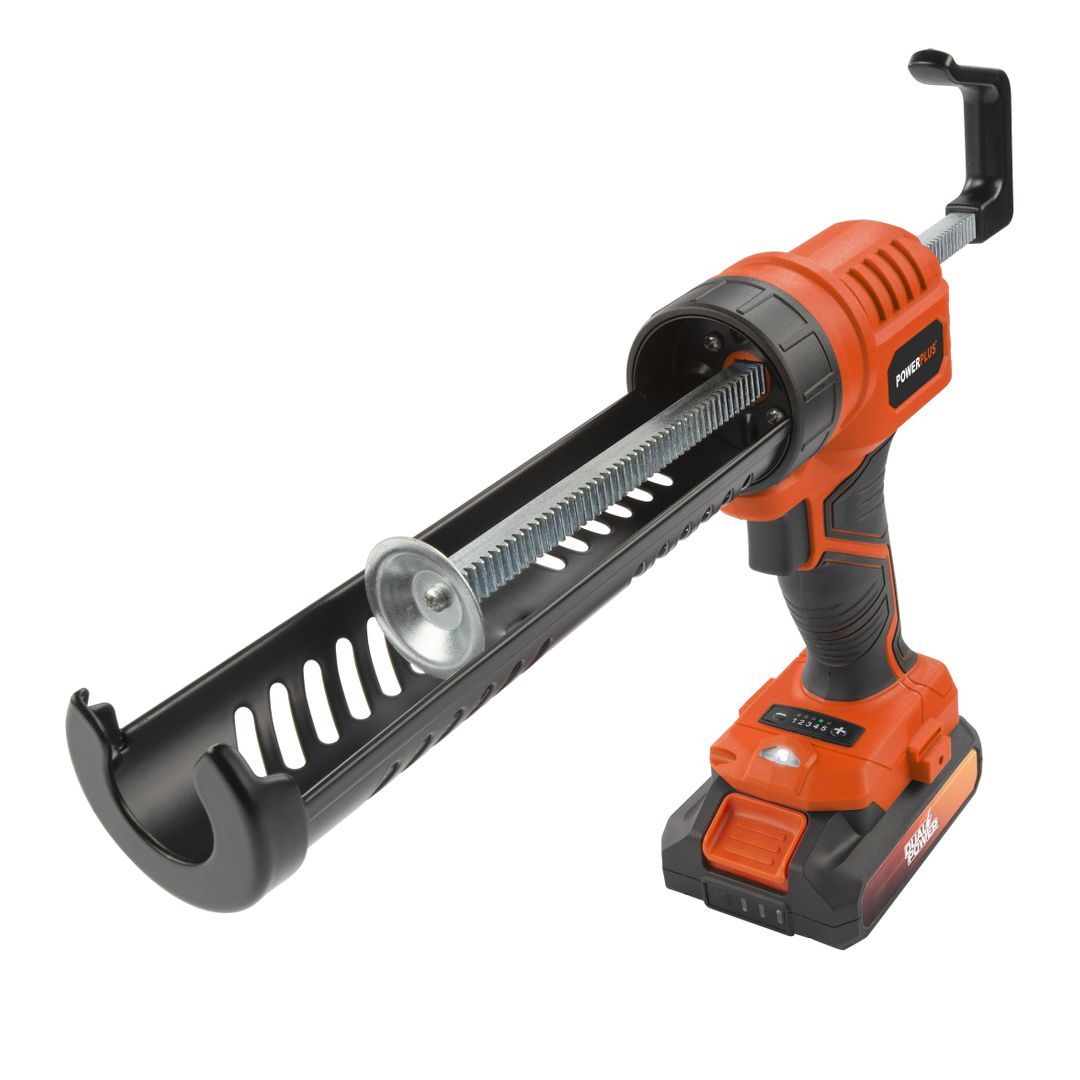 אקדח סיליקון נטען POWDP7051  20V - גוף