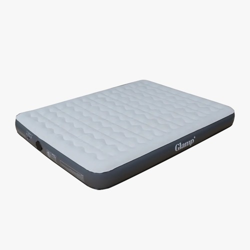 מזרן זוגי דק מתנפח GLAMP דגם GTAB46 - בצבע אפור כהה ובהיר