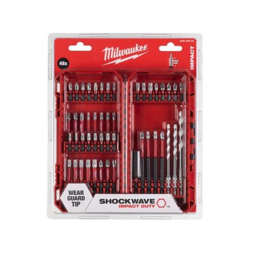 סט ביטים ומקדחים אוניברסליים 48 חלקים – ShockWave 4932492005