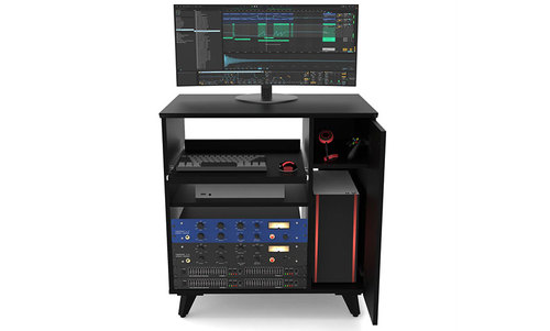 Modular Side Rack - ארונית השלמה לשולחן אולפן - צבע שחור