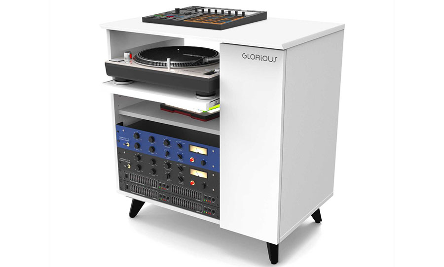 Modular Side Rack - ארונית השלמה לשולחן אולפן - צבע לבן