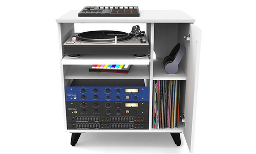 Modular Side Rack - ארונית השלמה לשולחן אולפן - צבע לבן