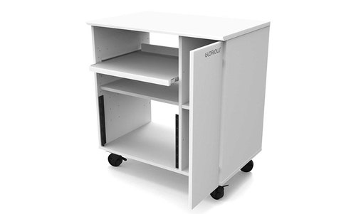 Modular Side Rack - ארונית השלמה לשולחן אולפן - צבע לבן