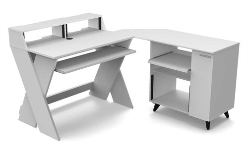 Modular Side Rack - ארונית השלמה לשולחן אולפן - צבע לבן