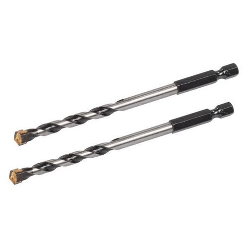 זוג מקדחי HEX אימפקט 7.0x120 אבן/בטון/קרמיקה/אריח KRT011407