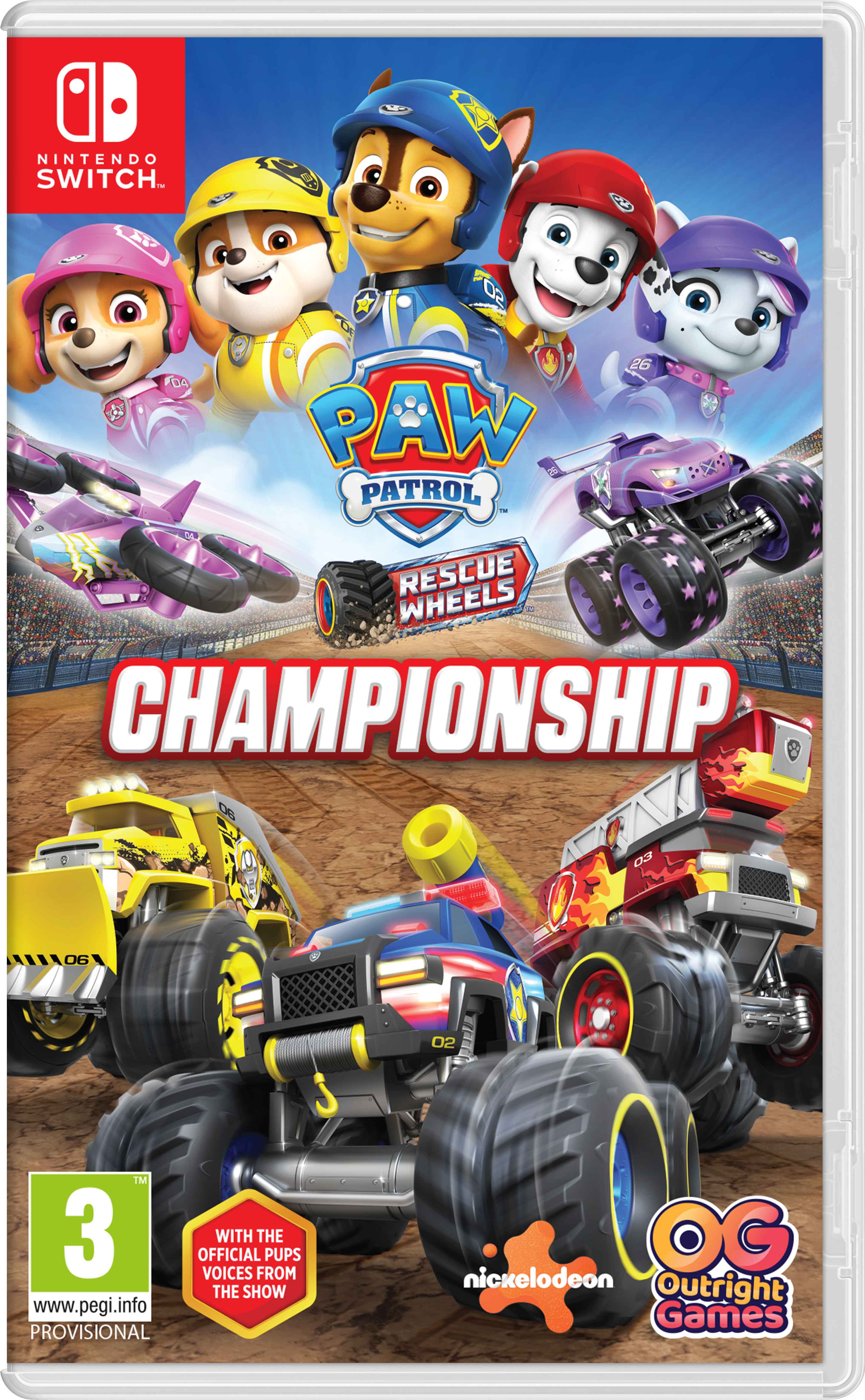 NINTENDO SWITCH PAW PATROL RESCUE WHEELS CHAMPIONSHIP