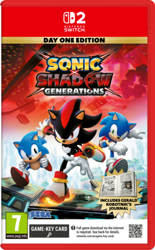 NINTENDO SWITCH 2 SONIC X SHADOW GENERATIONS D1 EDITION קוד דיגיטלי נינטנדו