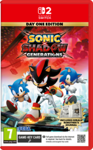 NINTENDO SWITCH 2 SONIC X SHADOW GENERATIONS D1 EDITION קוד דיגיטלי נינטנדו