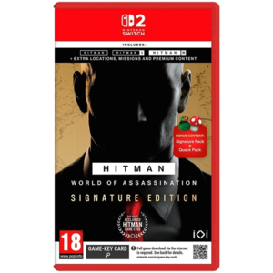 NINTENDO SWITCH 2 HITMAN: WORLD OF ASSASSINATION SIGNATURE EDITION נינטנדו