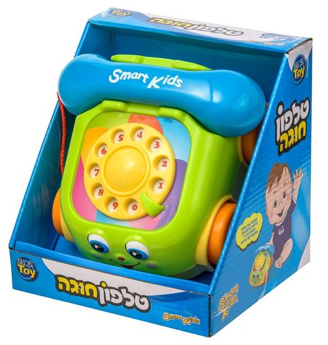 טלפון חוגה מעודד זחילה והליכה (מגוון צבעים)