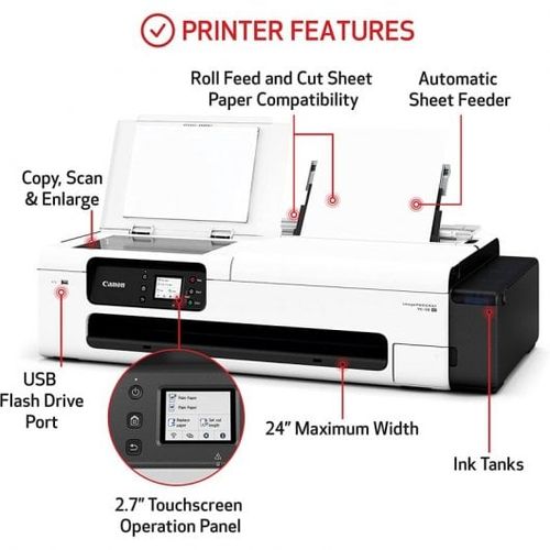 מדפסת פלוטר Canon imagePROGRAF TC-21
