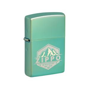 מצית זיפו לוגו על רקע הרים - ZIPPO