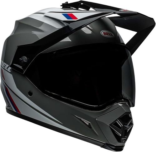 קסדה דו שימושית בל אפור / כחול / אדום - BELL MX-9 ADV MIPS 