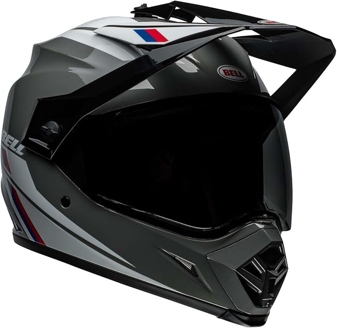 קסדה דו שימושית בל אפור / כחול / אדום - BELL MX-9 ADV MIPS 