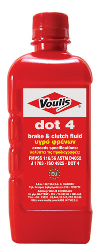 נוזל בלמים ווליס - VOULIS BRAKE FLUID DOT 4