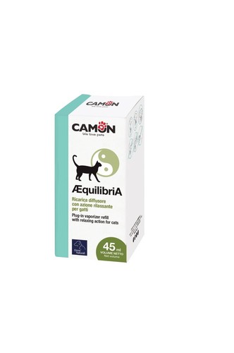 קמון איקוויליבריה Camon AEquilibria - מכשיר דיפיוזר עם בקבוק מילוי להרגעת חתולים טבעי 45 מ