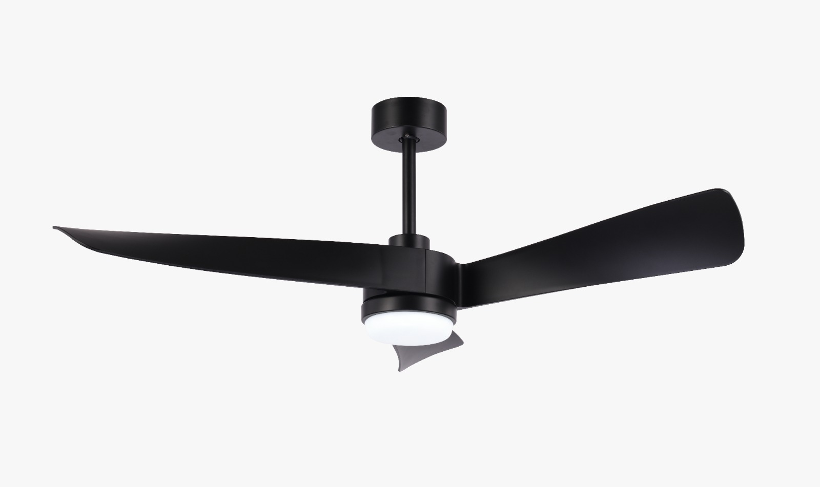 מאוורר תקרה 52" גוף שחור/כנפיים שחור/שלט MIDEA  18W 2000LM
