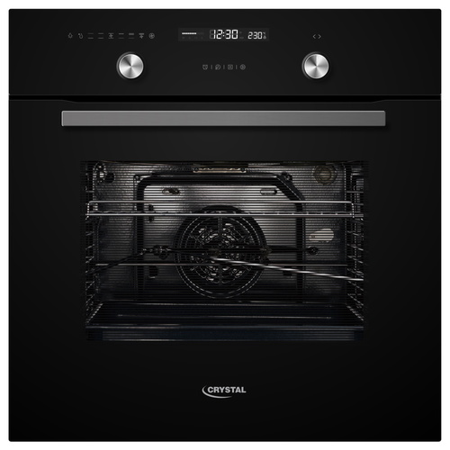 תנור בנוי - 70 ליטר Crystal MO70GB זכוכית שחורה קריסטל - Crystal 