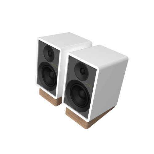 זוג רמקולים ביתיים מוגברים צבע לבן ONKYO GX30