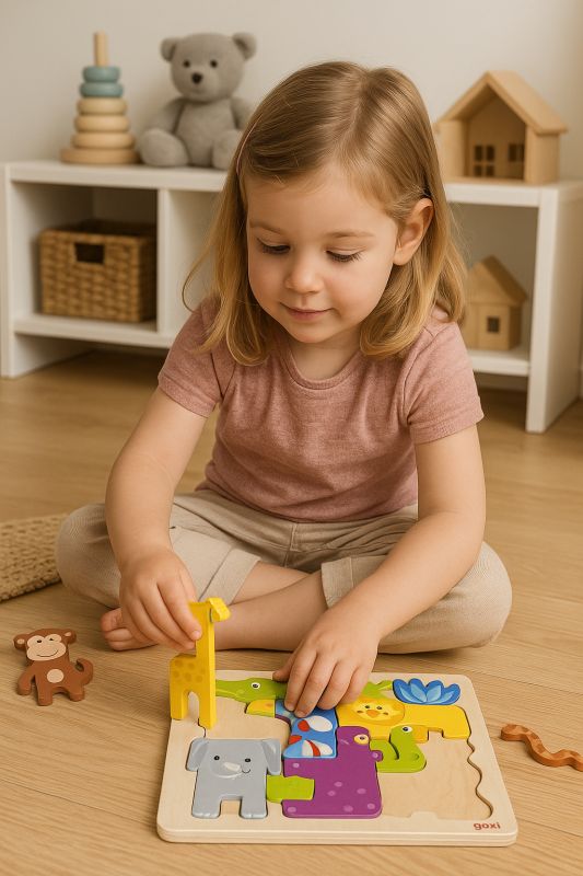 פאזל עץ ממלכת החיות – GOKI קטלוג 57320