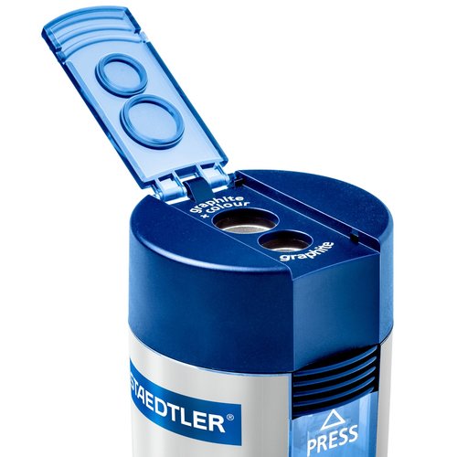 מחדד מיכל כפול כחול STAEDTLER