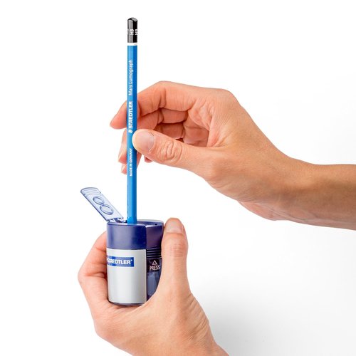 מחדד מיכל כפול כחול STAEDTLER