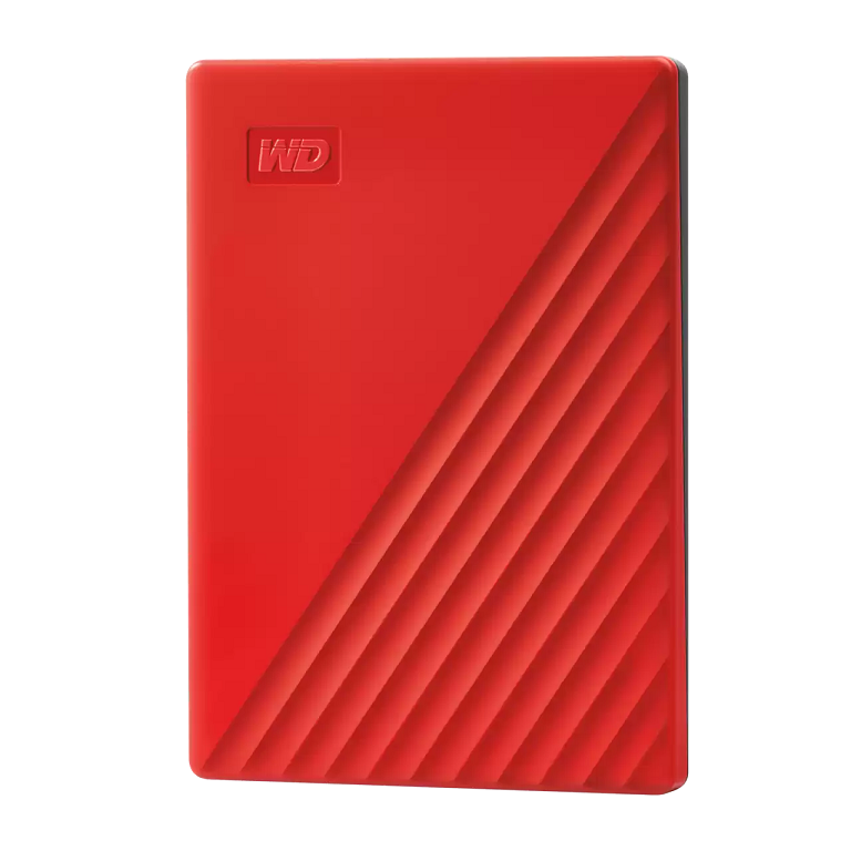 דיסק קשיח חיצוני אדום WD My Passport WDBYVG0020BRD-WESN 2TB 2.5" Portable HDD