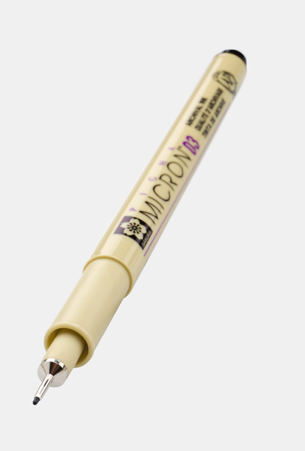 עט רפידוגרף שחור MICRON סקורה 0.3
