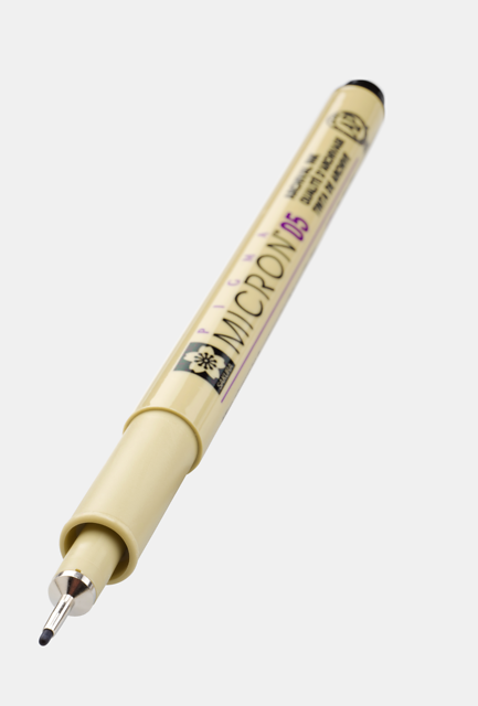 עט רפידוגרף שחור MICRON סקורה 0.5