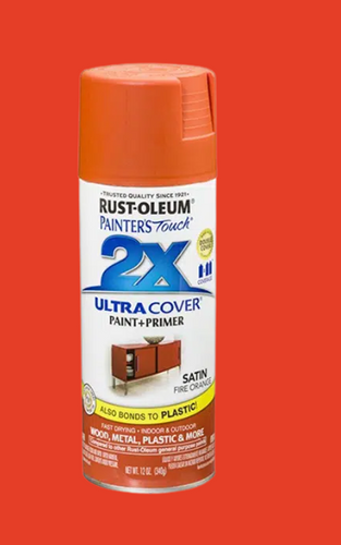 satin fire orange