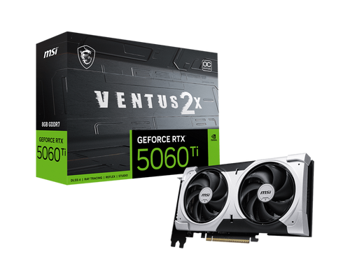 כרטיס מסך MSI GeForce RTX 5060 Ti 8G VENTUS 2X OC PLUS 