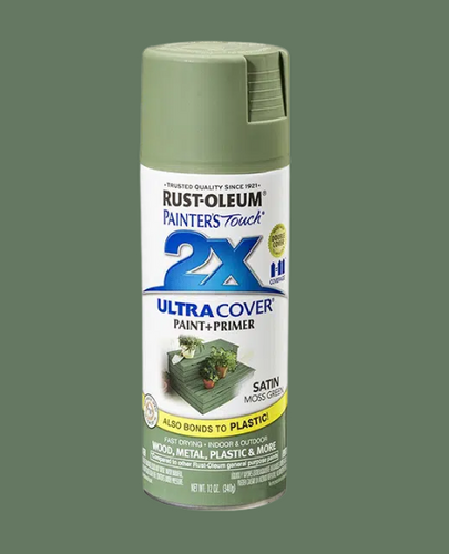 satin moss green