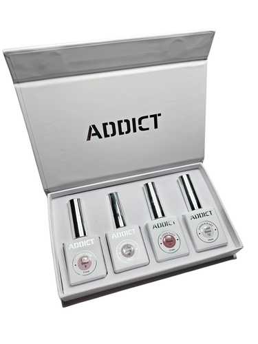 מארז 4 גוונים קולור בייס 15 מ״ל ADDICT 
