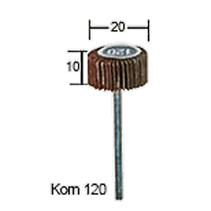 פלפ ליטוש 20 מ"מ גרעין 120 N34-28984 PROXXON