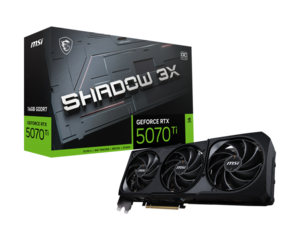 כרטיס מסך MSI RTX 5070 Ti 16G SHADOW 3X OC