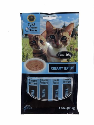 שלוקים לחתול בטעם טונה 4 יחידות Native Way