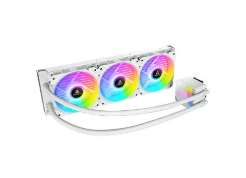 קירור נוזלי למעבד Antec Symphony 360 ARGB White CPU Liquid Cooler