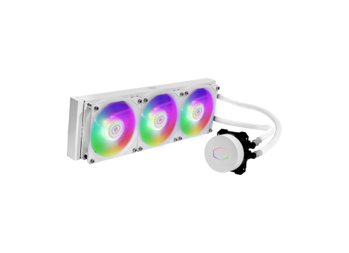 קירור נוזלי למעבד CoolerMaster ML360L V2 ARGB White Liquid Cooler