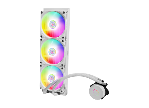 קירור נוזלי למעבד CoolerMaster ML360L V2 ARGB White Liquid Cooler