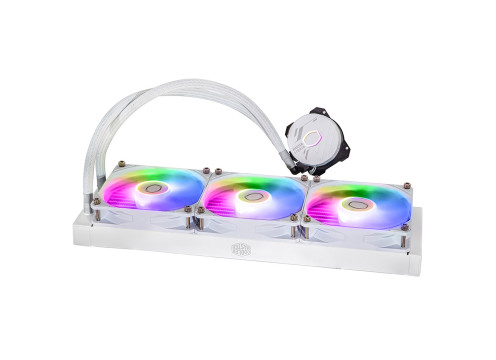 קירור נוזלי למעבד CoolerMaster 360L Core ARGB White CPU Liquid Cooler