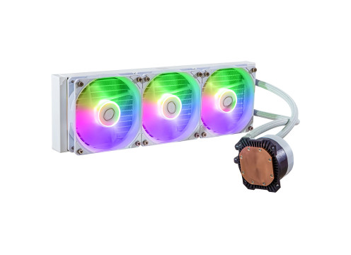 קירור נוזלי למעבד CoolerMaster 360L Core ARGB White CPU Liquid Cooler