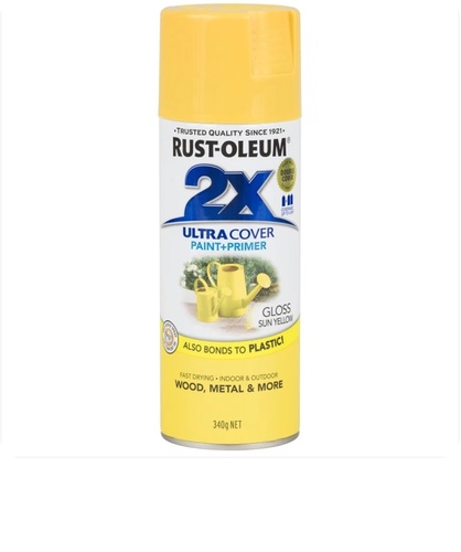 ספריי צבע צהוב מבריק RO359125 מבית RustOleum