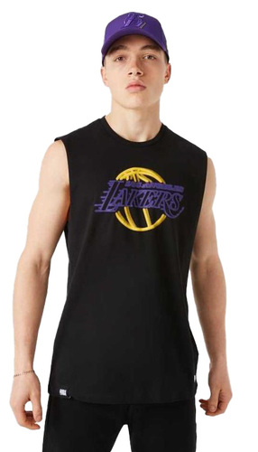 גופיית ניו ארה New Era NBA Neon Sleeveless Tee LA Lakers | גברים