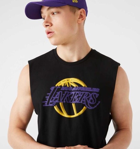 גופיית ניו ארה New Era NBA Neon Sleeveless Tee LA Lakers | גברים