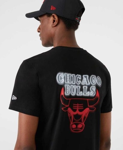 חולצת ניו ארה New Era NBA Neon Tee Chicago Bulls | גברים