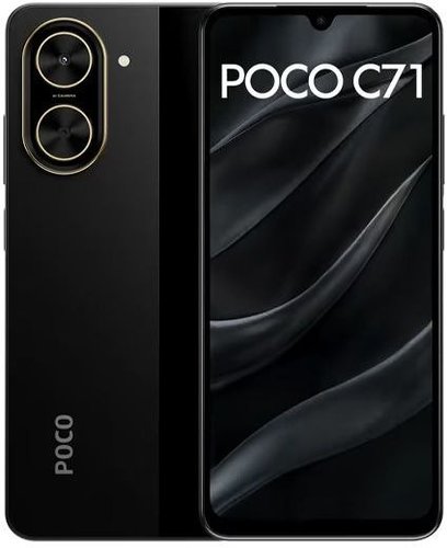 טלפון סלולרי Xiaomi Poco C71 4GB+128GB - צבע שחור יבואן רשמי