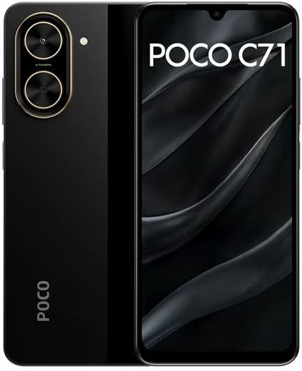 טלפון סלולרי Xiaomi Poco C71 3GB+64GB - צבע שחור - יבואן רשמי