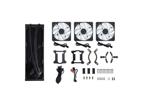 קירור נוזלי למעבד CoolerMaster 360L Core ARGB CPU Liquid Cooler