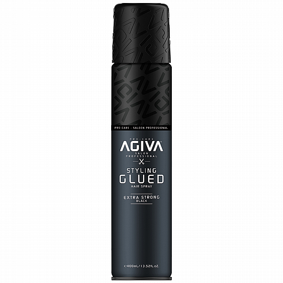 ספריי מקשיח אחיזה אקסטרה חזקה Agiva Styling Glued EXTRA Strong 400ml אגיבה